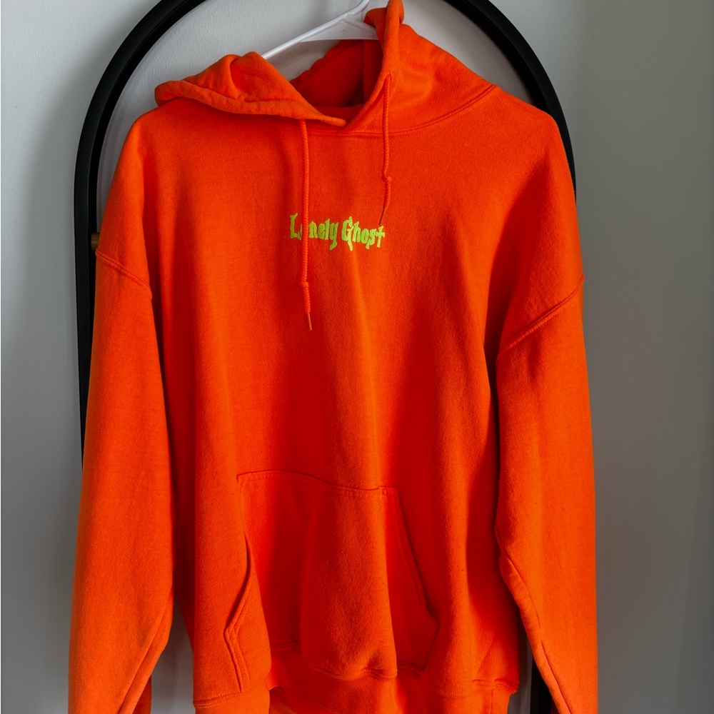 Lonely Ghost Orange Hoodie